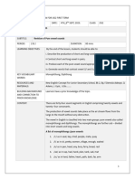 English Lesson Plan For JSS2 First Term