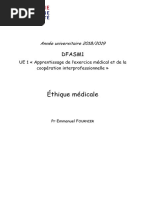 DFASM1 - UE1 - Ethique Médicale - 2018-19