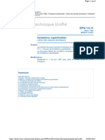 DTU 13.11 + Modificatif 97