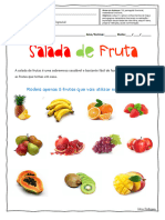 Salada de Fruta - Português e Matemática