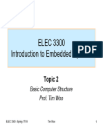 ELEC3300 - 02-Basic Computer Structure