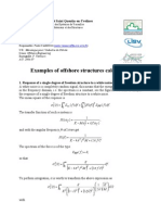 Exemple of Offshore Structures Calculation