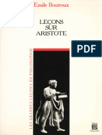 Emile Boutroux - Leçons Sur Aristote