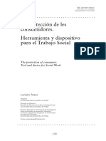 La Protección de Les Consumidores - Herramiento y Dispositivo para El Trabajo Social