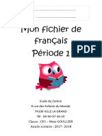 Fichier de Français Période 1 Facilecture