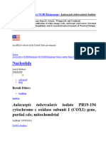 GenBank Access Keys NCBI Homepage - Aulacaspis Tubercularis and Associated Natural Enemies Isolate@