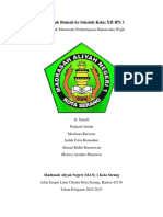 Data Jarak Rumah Ke Sekolah Kelas XII IPS 3-1