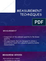 Measurement Techniques