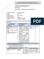 Sesion de Aprendizaje N°6 - 5to Grado San Antonio de Padua