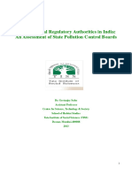 Environmental Regulatory Authorities in India - An Assessment of State Pollution Control Boards