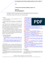 Water in Crude Oil by Distillation: Standard Test Method For