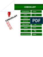 Super Combo de Check Lists de Máquinas e Equipamentos