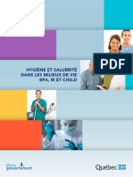 Hygiène Et Salubrité Dans Les Milieux de Vie Rpa, Ri Et CHSLD