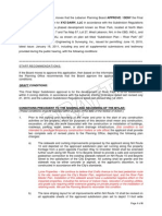 River Park Proposed Subdivision Conditions