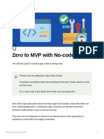 Zero To MVP With Nocode