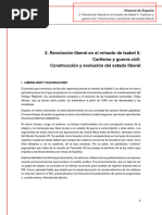 Revolución Liberal en El Reinado de Isabel II.