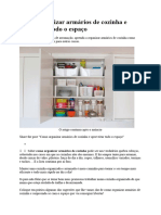 Como Organizar Armários de Cozinha e Aproveitar Todo o Espaço