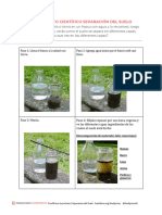 Experimento Científico Separación Del Suelo