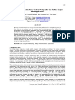 CAD-Based Parametric Cross-Section Designer For Gas Turbine Engine MDO Applications