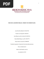 Actividad 4 - Procesos Agroindustriales - Productos Fermentados