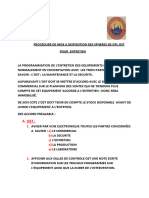 Procedure de Mise A Disposition Des Spheres