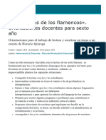 Las Medias de Los Flamencos. Orientaciones Docentes para Sexto Ano - Continuemos Estudiando