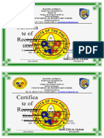 Students Certificate PLTC 23