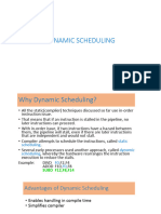 Dynamic Scheduling