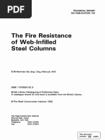 P124 Fire Resistance Web Infilled Columns