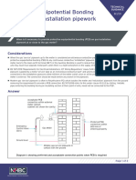 Protective Equipotential Bonding Peb of Gas Installation Pipework New June 2020