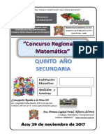 Examen Concurso Aco-5to Secundaria