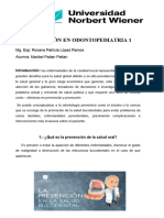 Prevencion en Odontopedriatria 1