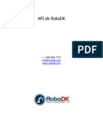 RoboDK Doc ES RoboDK API