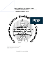 Analisis de Las Evidencia de La Existencia de Dios