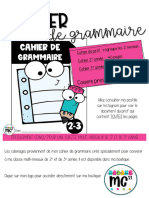 Cahier - Grammaire - Colorie Image 2