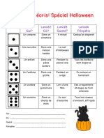 Écriture Halloween