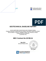 Geotechnical Baseline Report