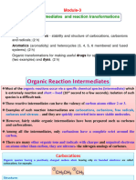 2-Organic Intermediates - Stability and Structure of Carbocations, Carbanions and Radicals-26!02!2022