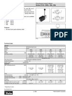 Characteristics Series D1VL, D3DL, D4L, D9L: Directional Control Valves