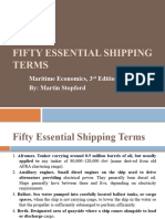 Fifty Essential Shipping Terms