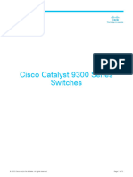 SWITCH Cisco 9300 - CAPA 3