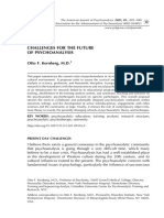 Kernberg, O. F. (2021) - Challenges For The Future of Psychoanalysis. The American Journal of Psychoanalysis, 81, 281-300