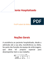 O Paciente Hospitalizado