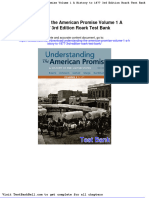 Understanding The American Promise Volume 1 A History To 1877 3rd Edition Roark Test Bank