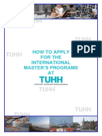 How To Apply at TUHH General