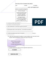 Evaluacion de Castellano Grado Cuarto Iii Periodo 2023