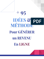 +95 Méthodes & Idées Pour Générer Un REVENU en Ligne