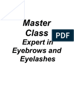 Master Class Guide Expert in Eyebrows and Eyelashes