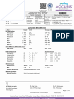 Complete Blood Count: Laboratory Test Report