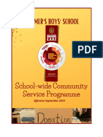 WBS School-Wide Community Service Programme Guidelines